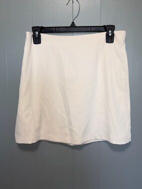 Melloday NWT Cream Pull On Short Mini Skirt Medium